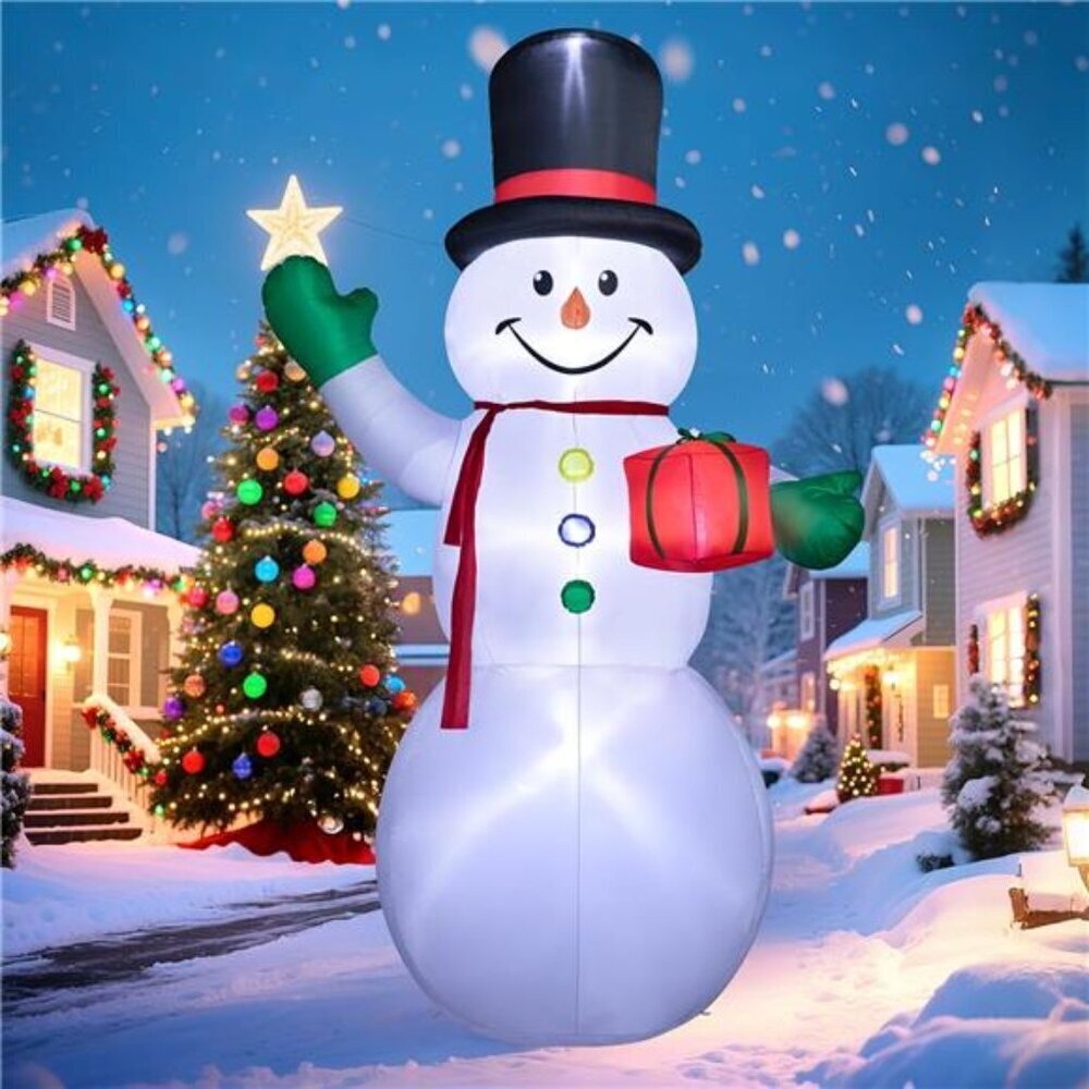 Giant 15FT Inflatable Snowman Yard Christmas Decoration